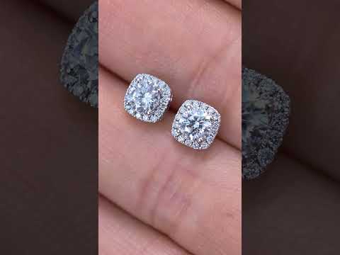0.818ct SQ Lab Diamond Earring|PT-950 Earring, Custom Accept